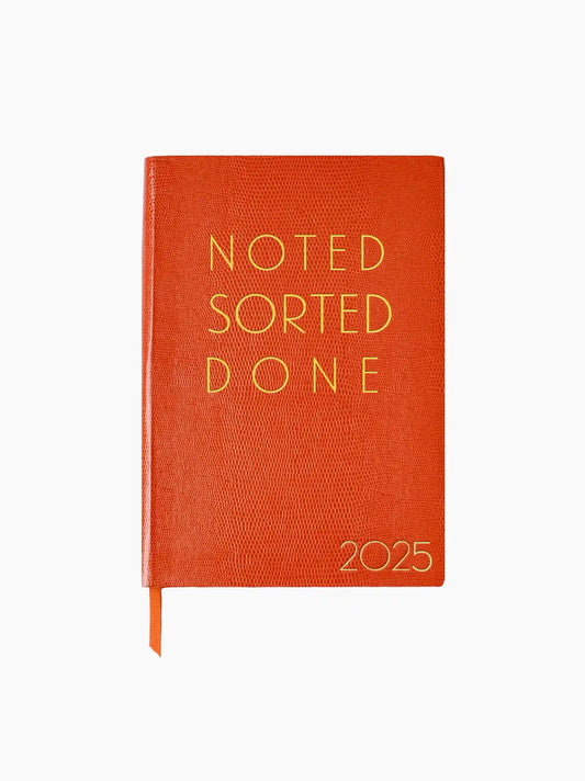 Noted Sorted Done 2025 Diary