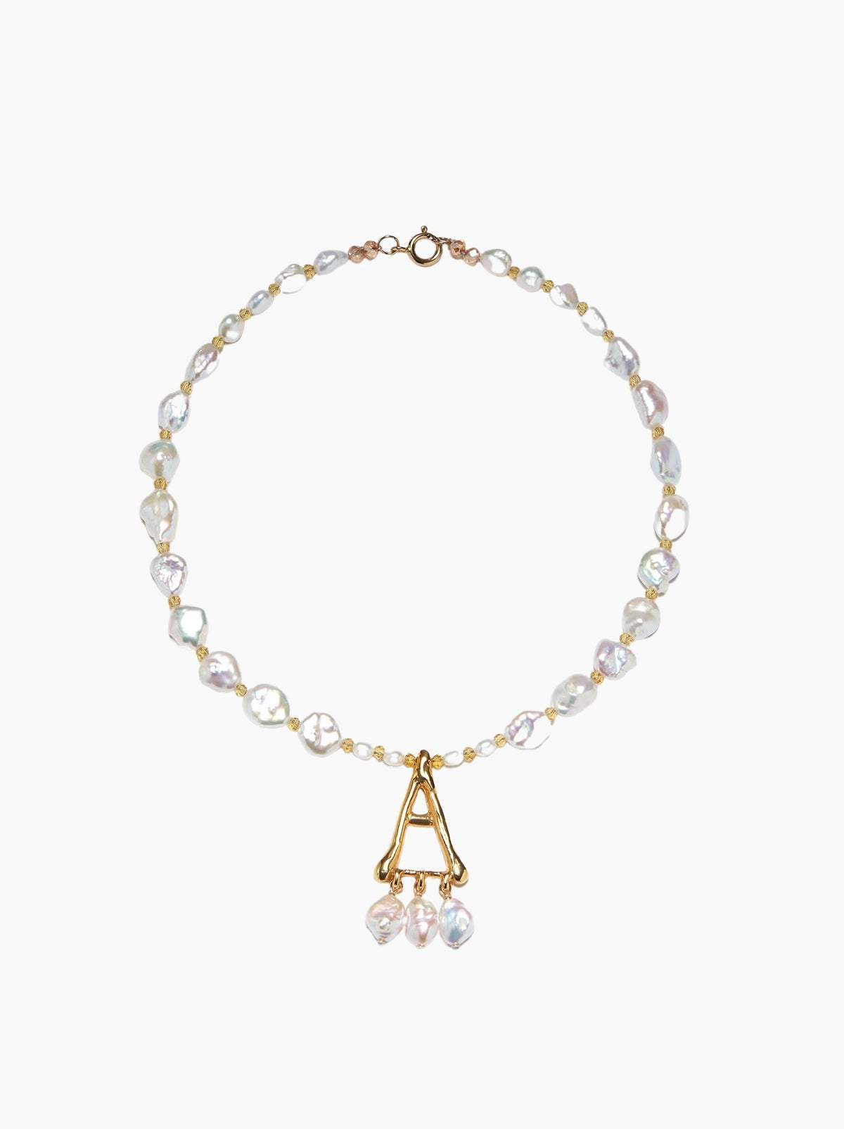 Pearl Letter Necklace