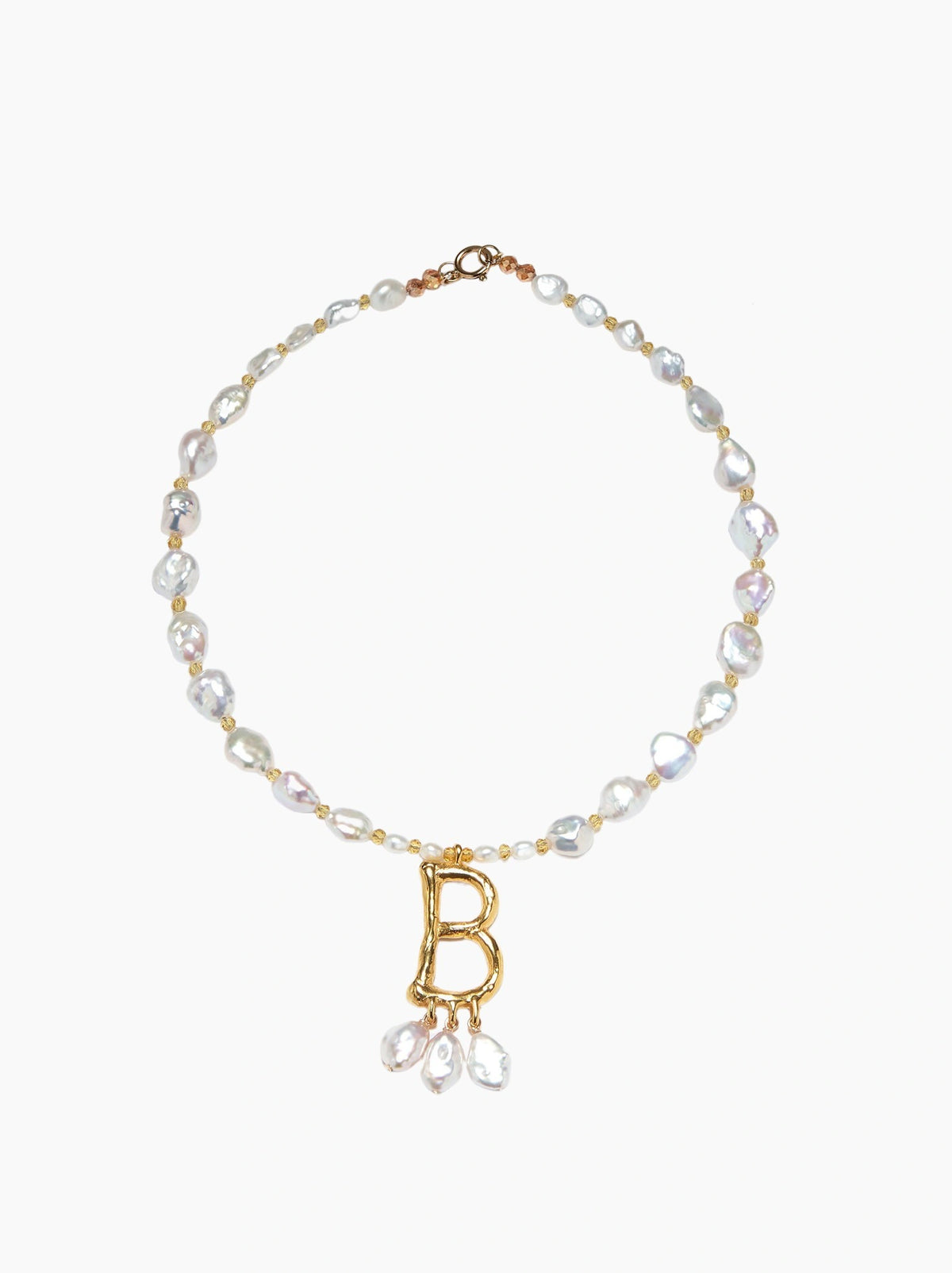 Pearl Letter Necklace