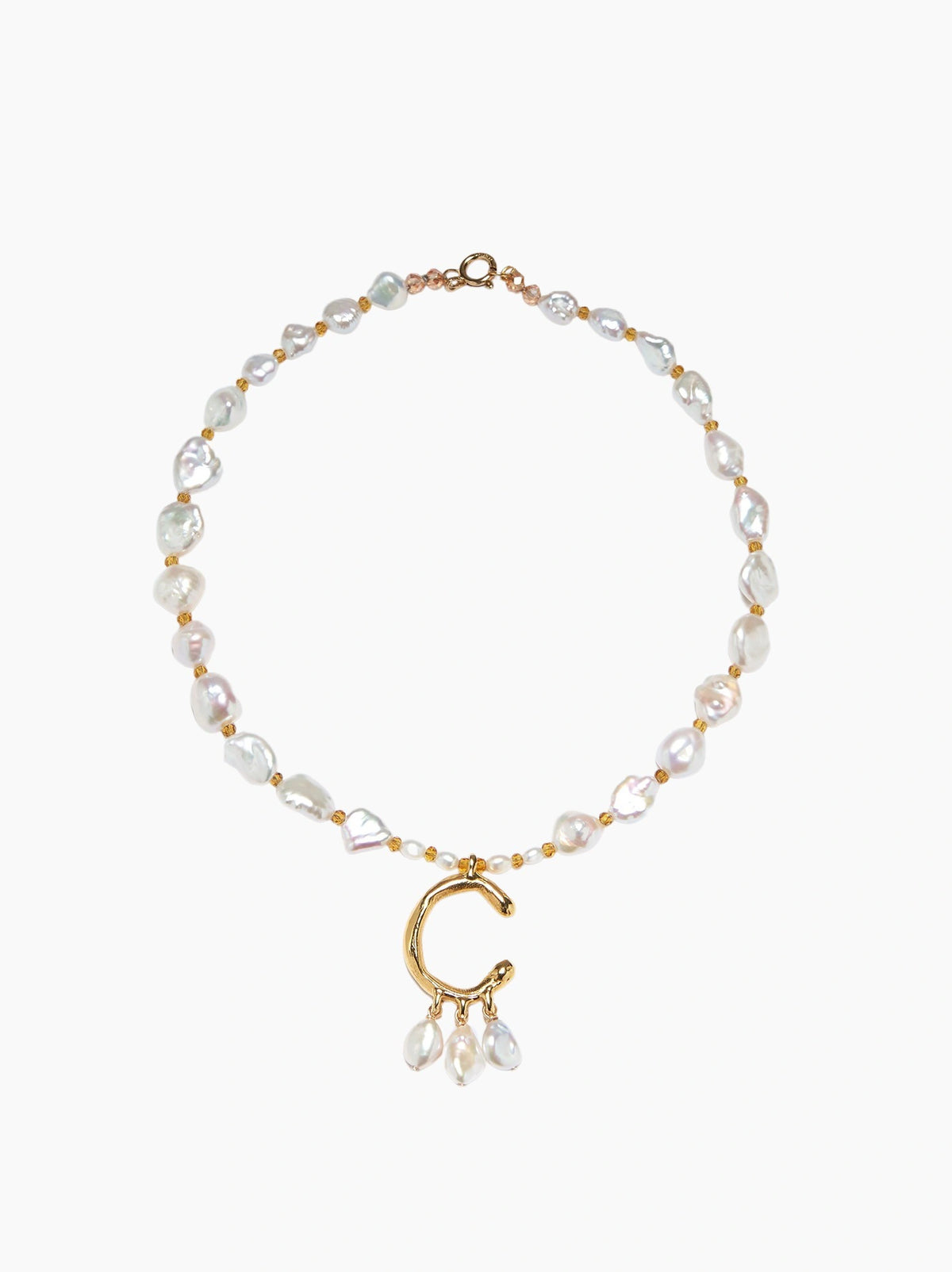 Pearl Letter Necklace