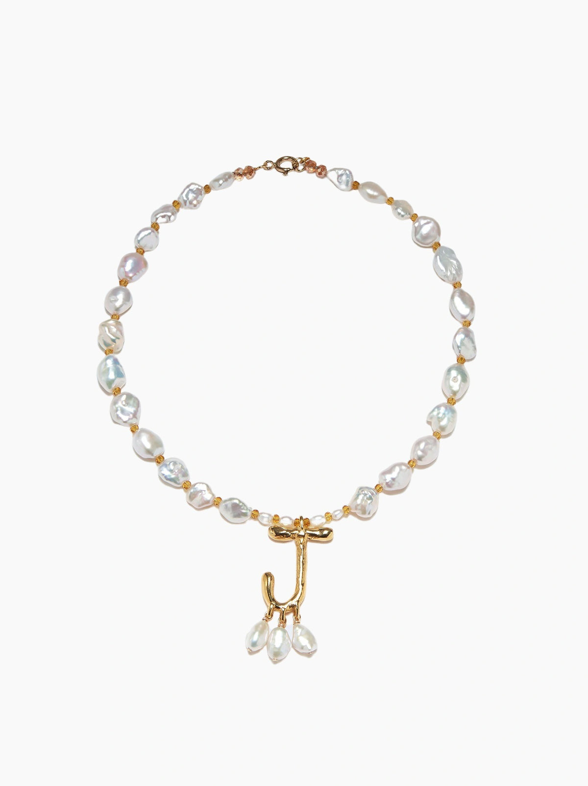 Pearl Letter Necklace