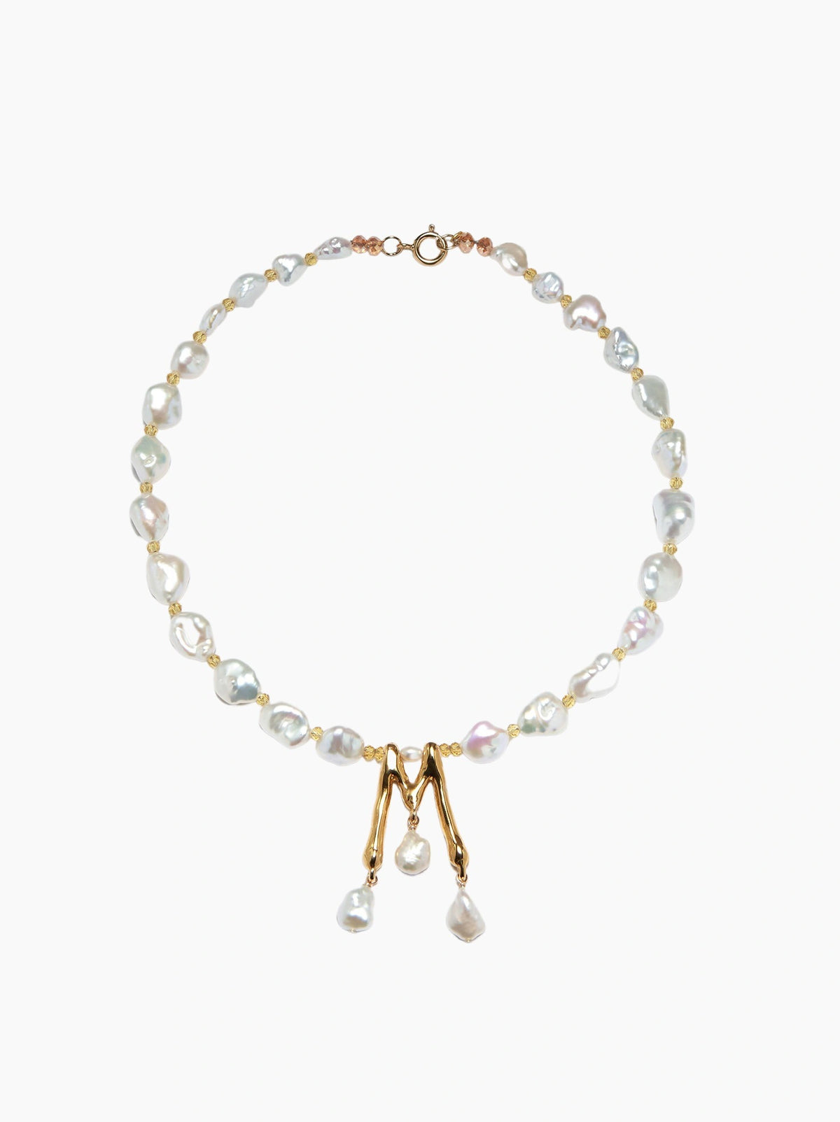 Pearl Letter Necklace