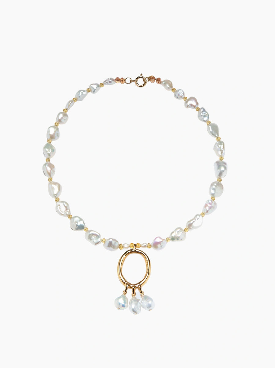 Pearl Letter Necklace