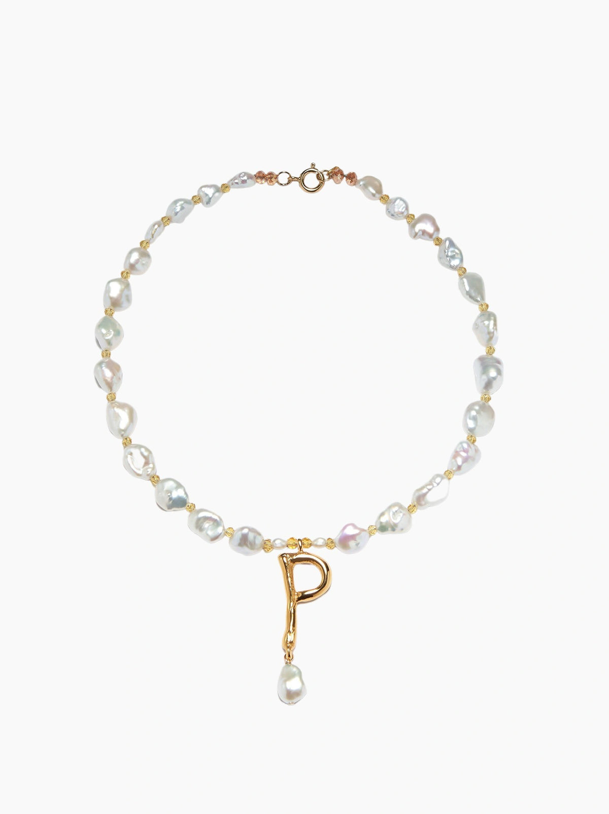 Pearl Letter Necklace