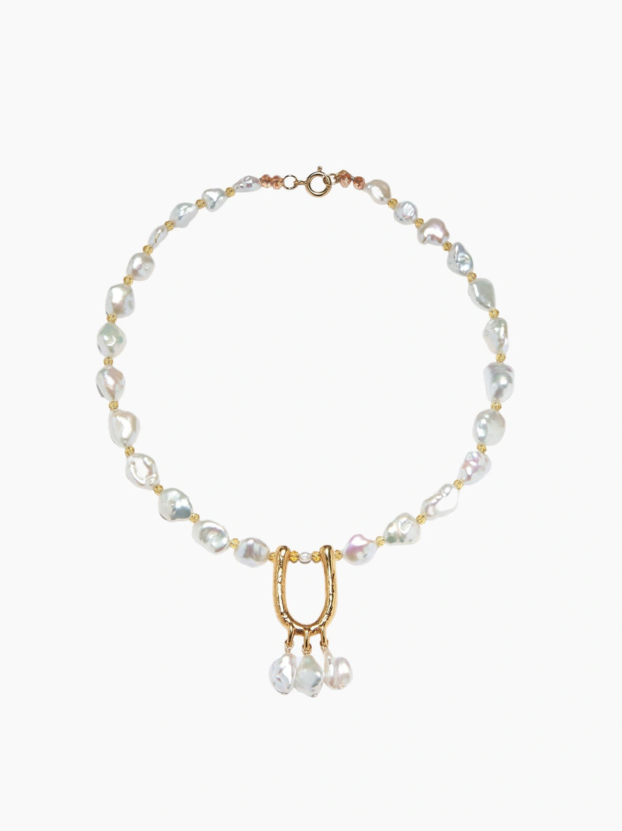 Pearl Letter Necklace