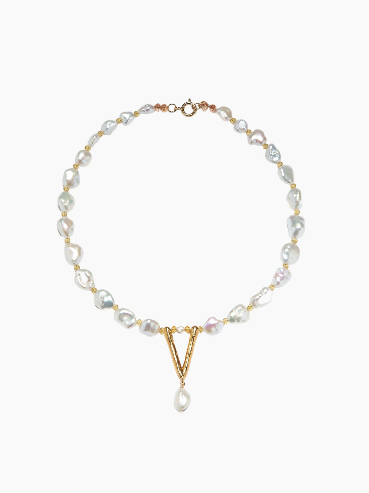 Pearl Letter Necklace