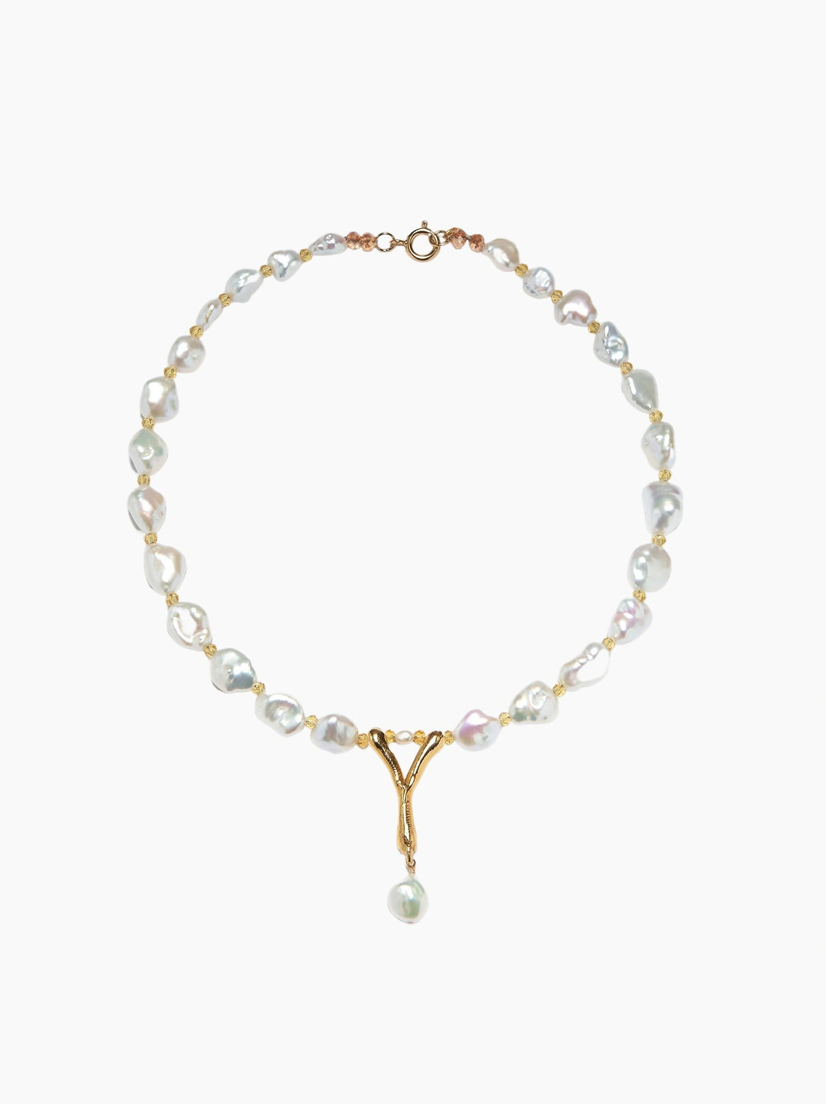 Pearl Letter Necklace