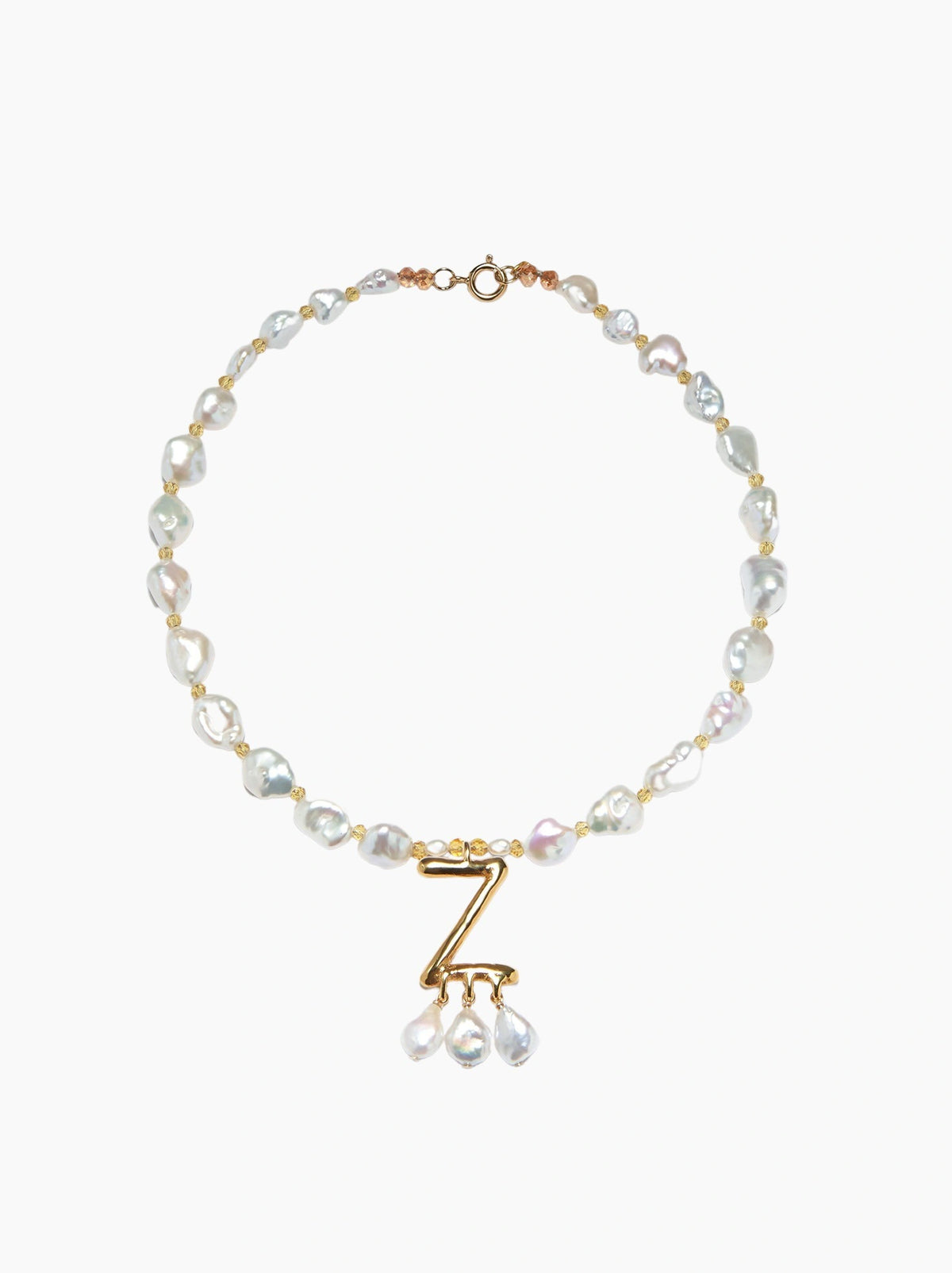 Pearl Letter Necklace