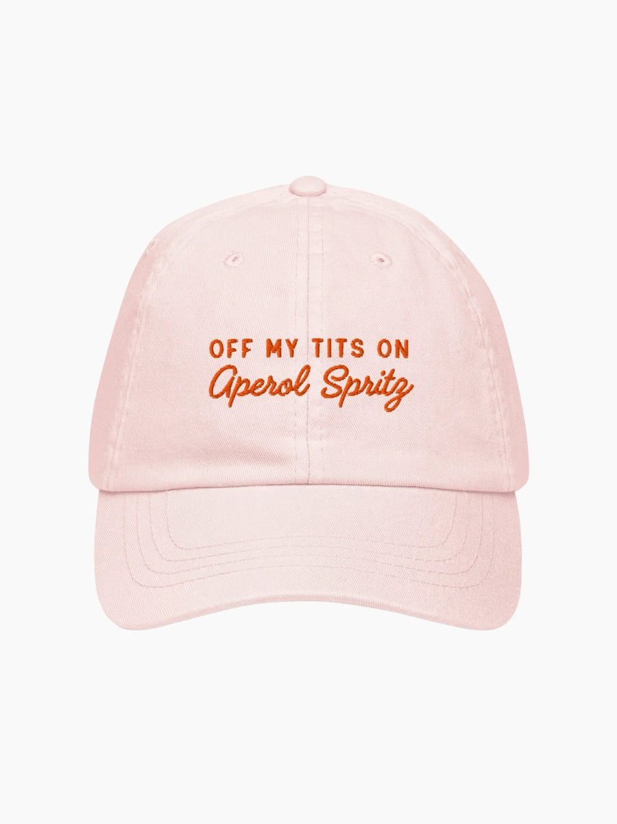 Off My Tits On Aperol Spritz Pastel Cap