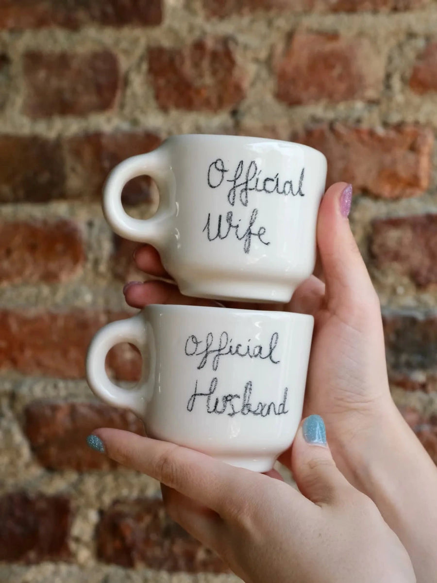 Official Wife & Husband Mug Set
