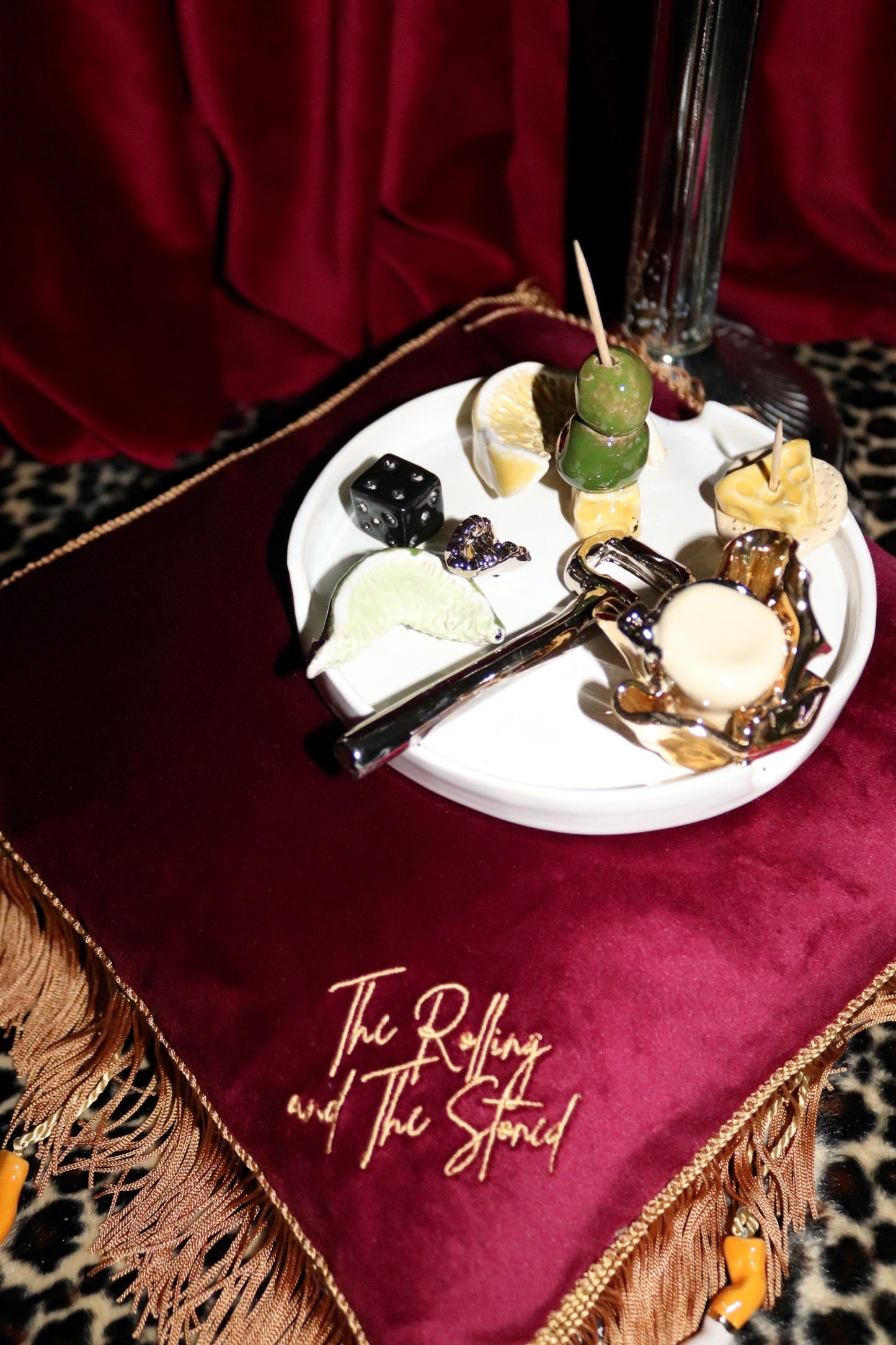 Cheese And Crackers Ashtray