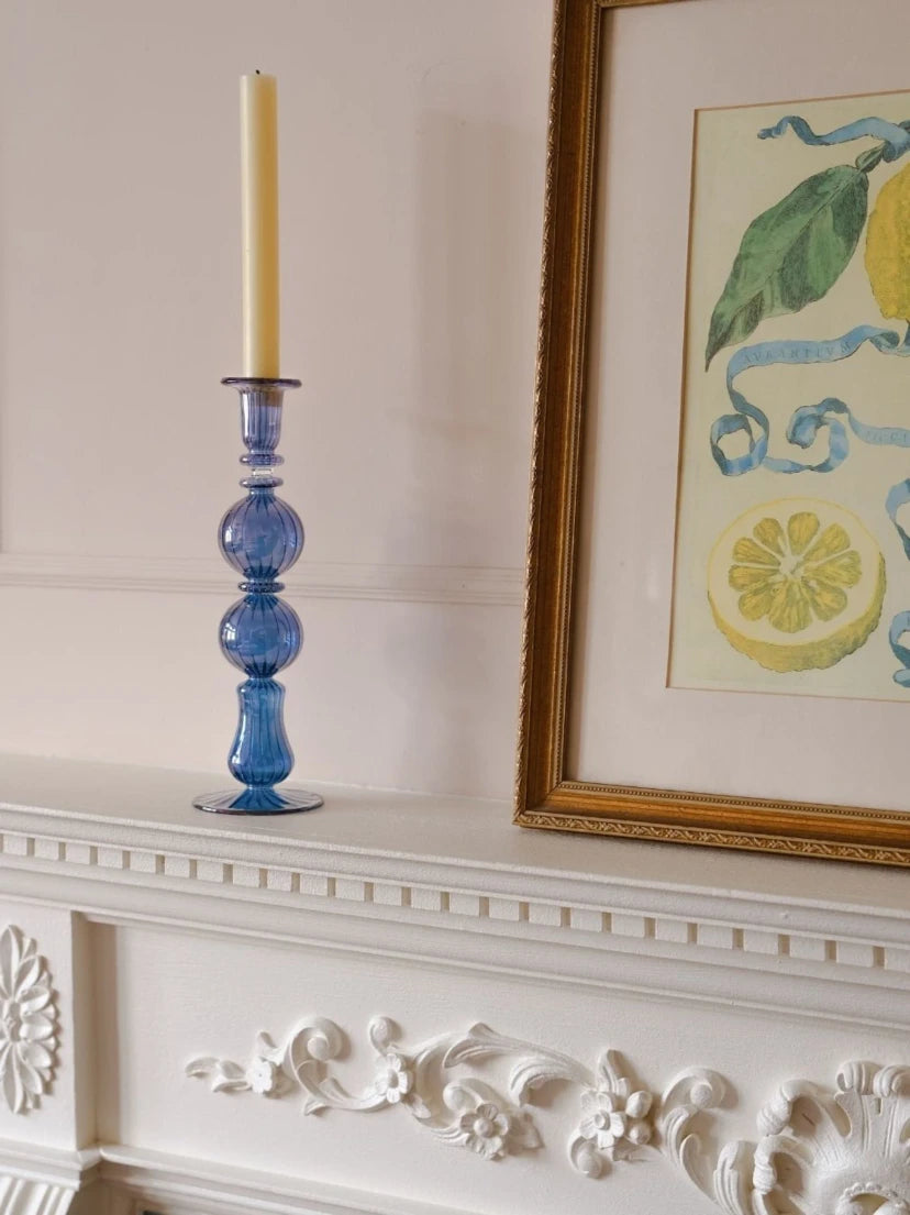 Ombo Glass Candlestick