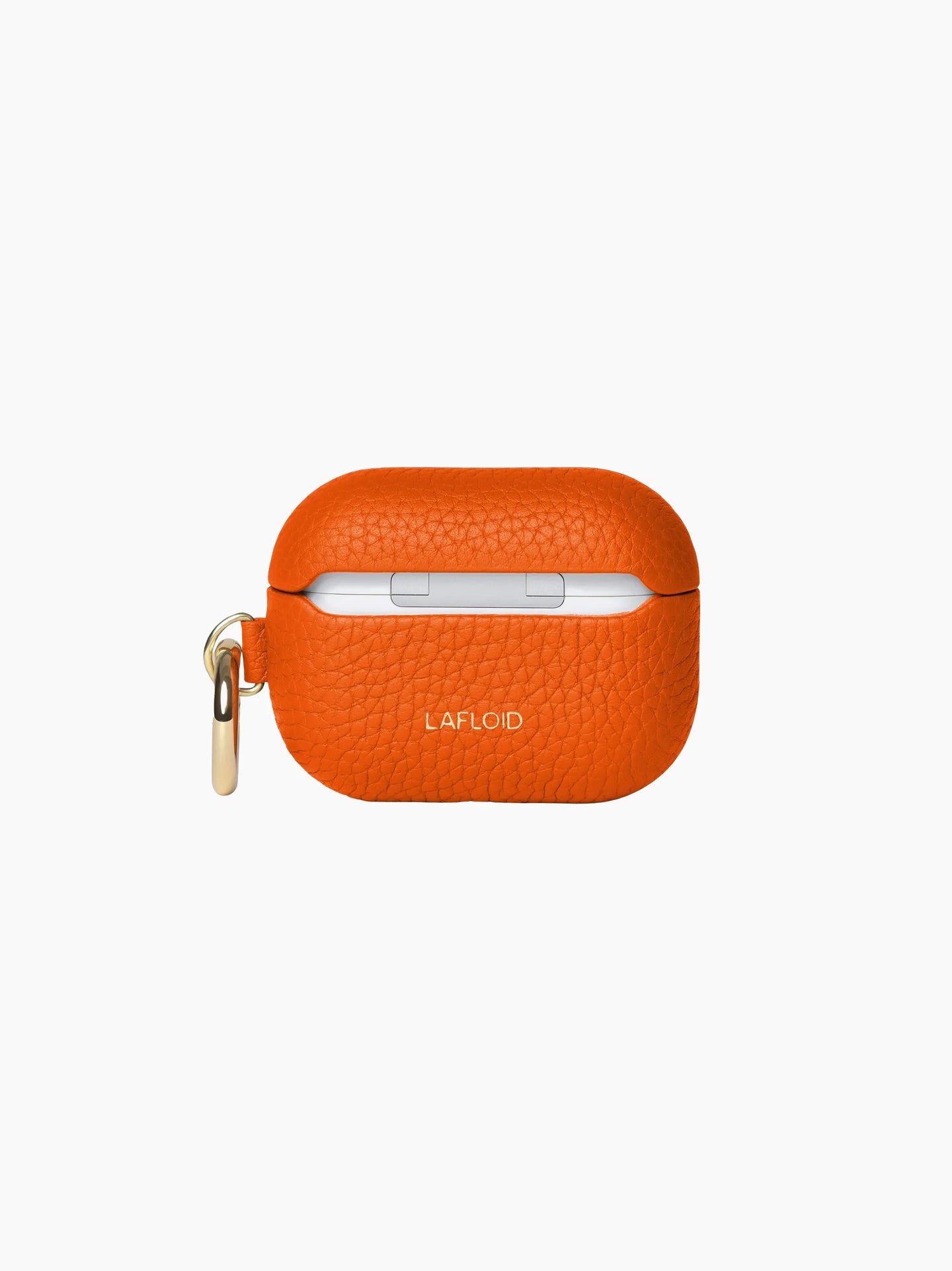 Orange Leather AirPods Case