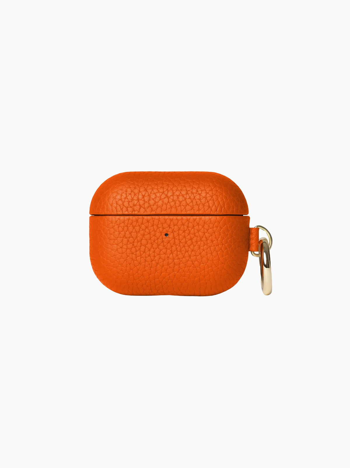 Orange Leather AirPods Case
