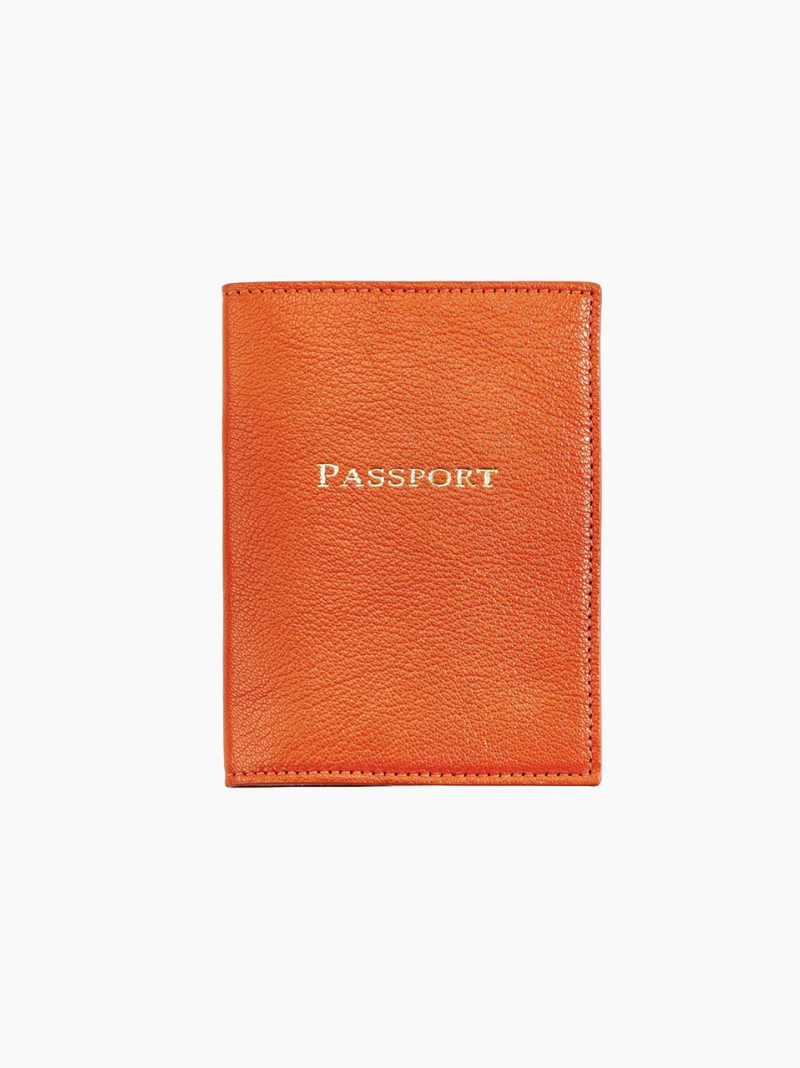 Personalised Leather Passport Holder