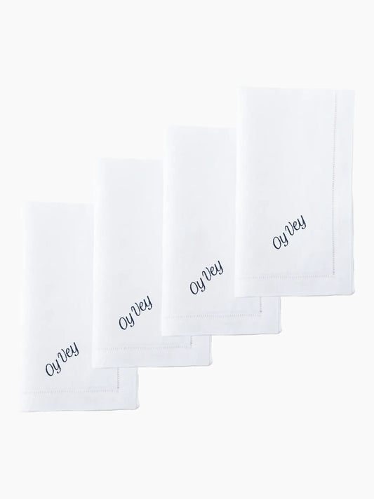 Oy Vey Dinner Napkins Set of 12