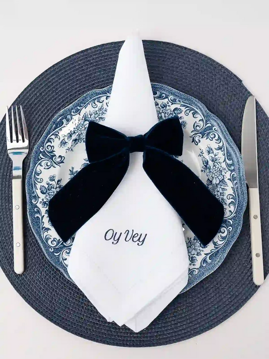 Oy Vey Dinner Napkins Set of 12