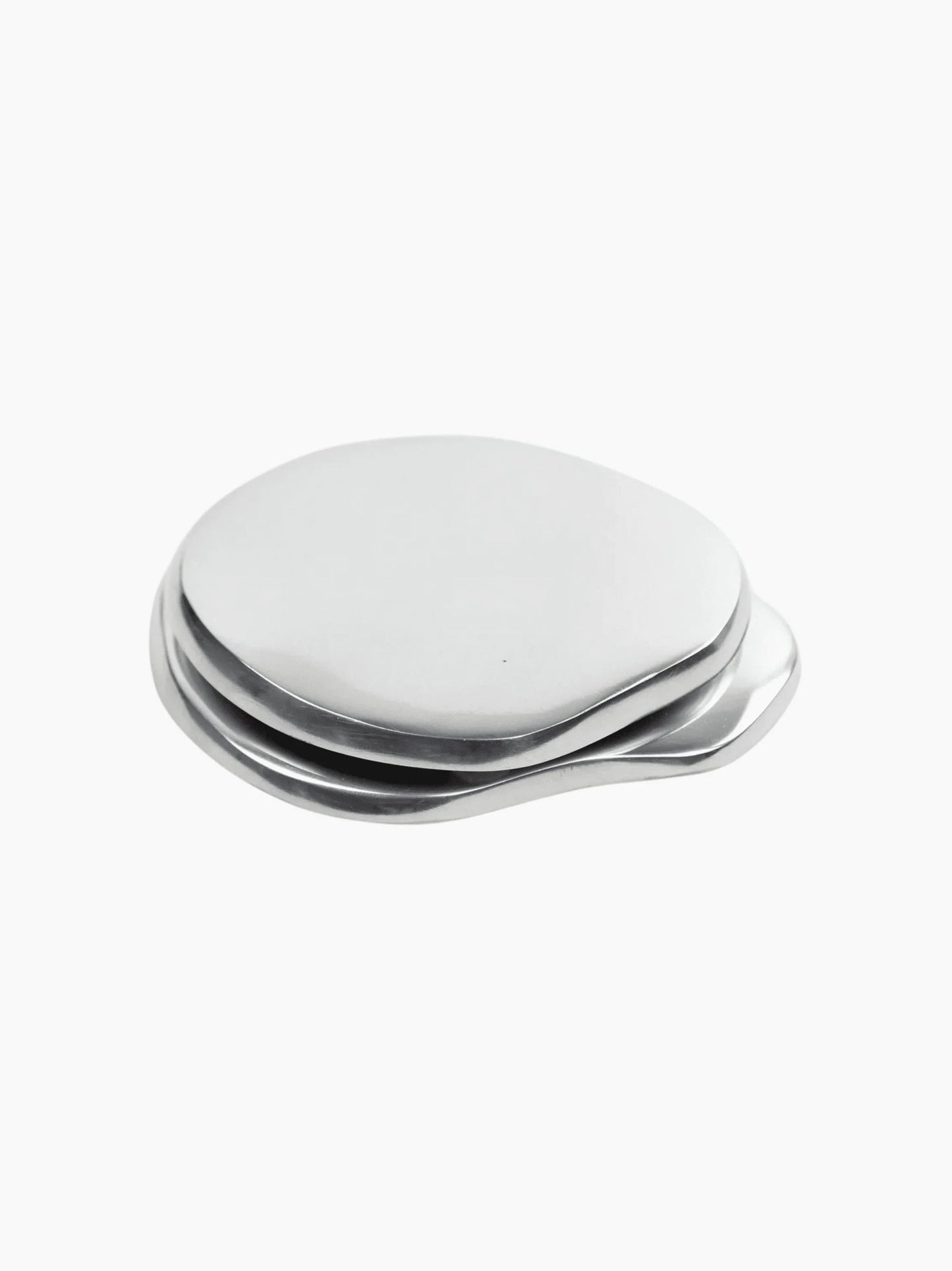 Silver Cocktail Coasters