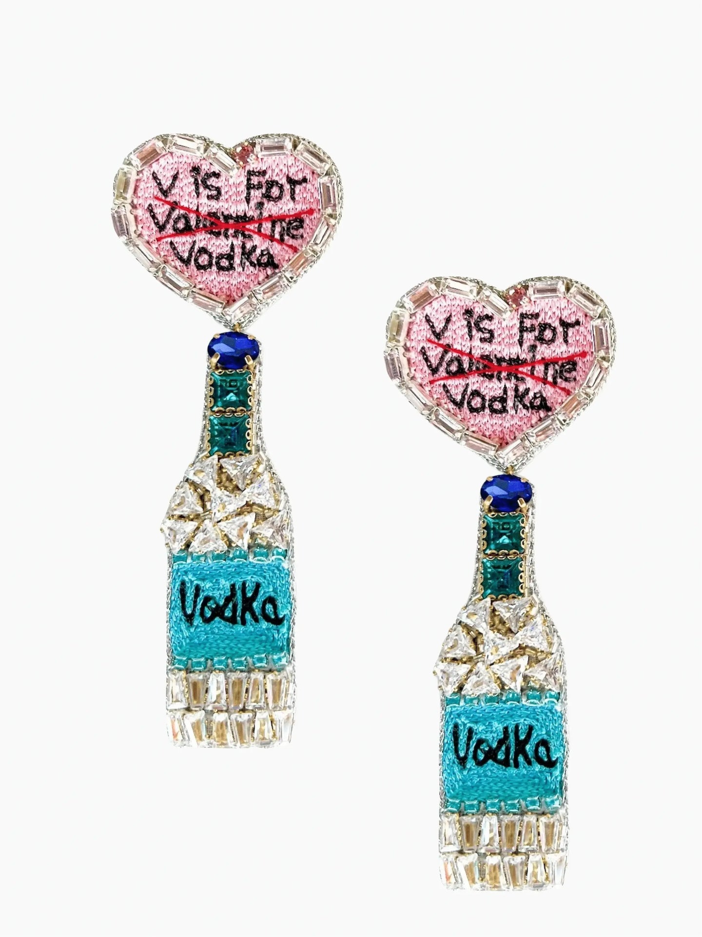 V is For Vodka Earrings