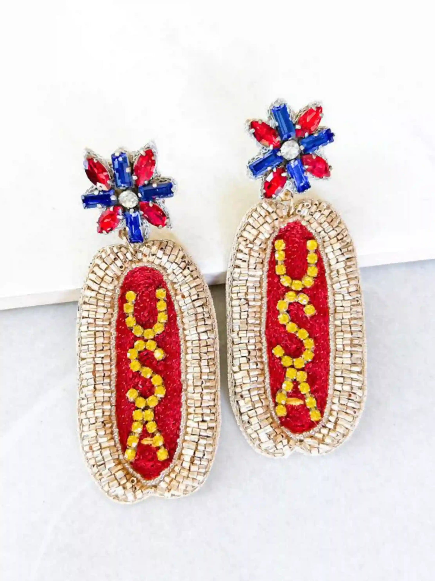 USA Barbecue Earrings