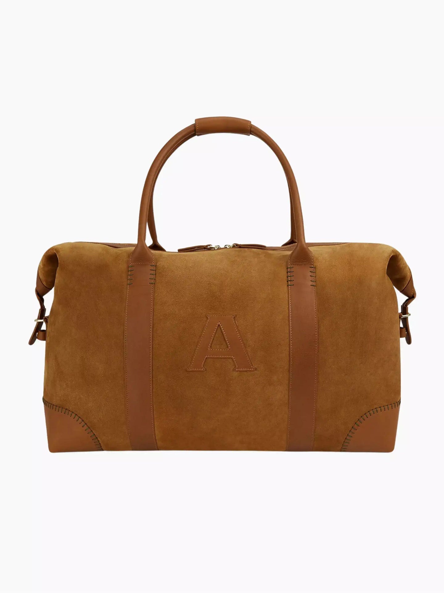 Personalised Suede Weekend Bag