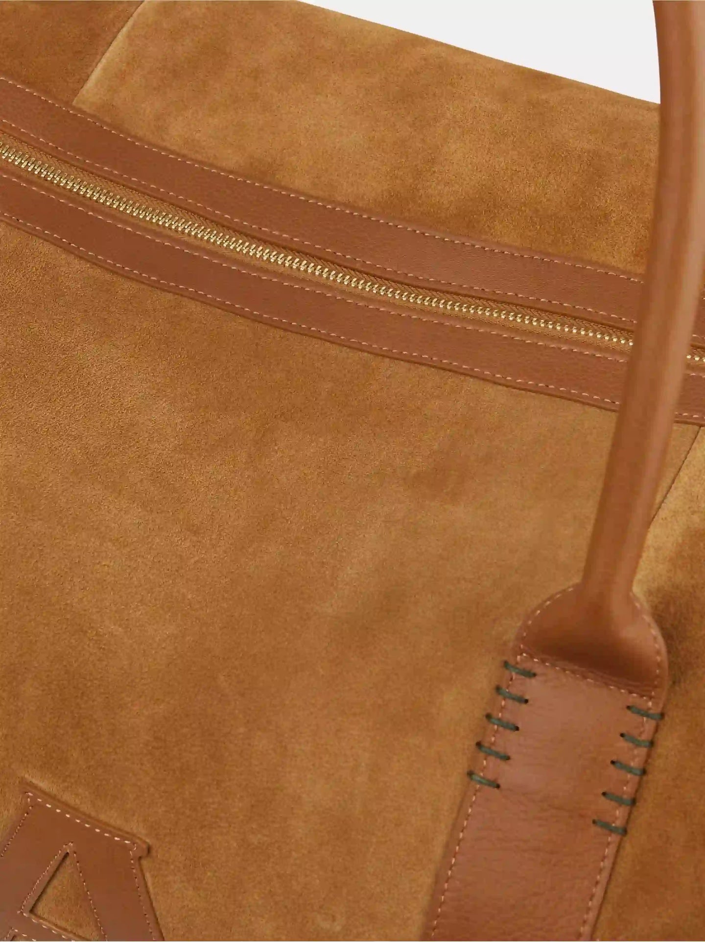 Personalised Suede Weekend Bag