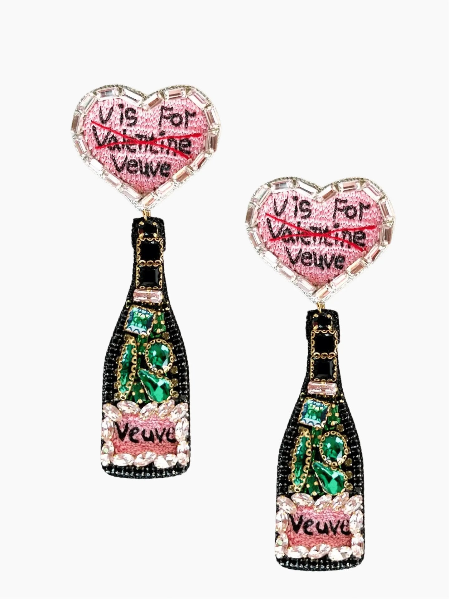 V is For Veuve Earrings