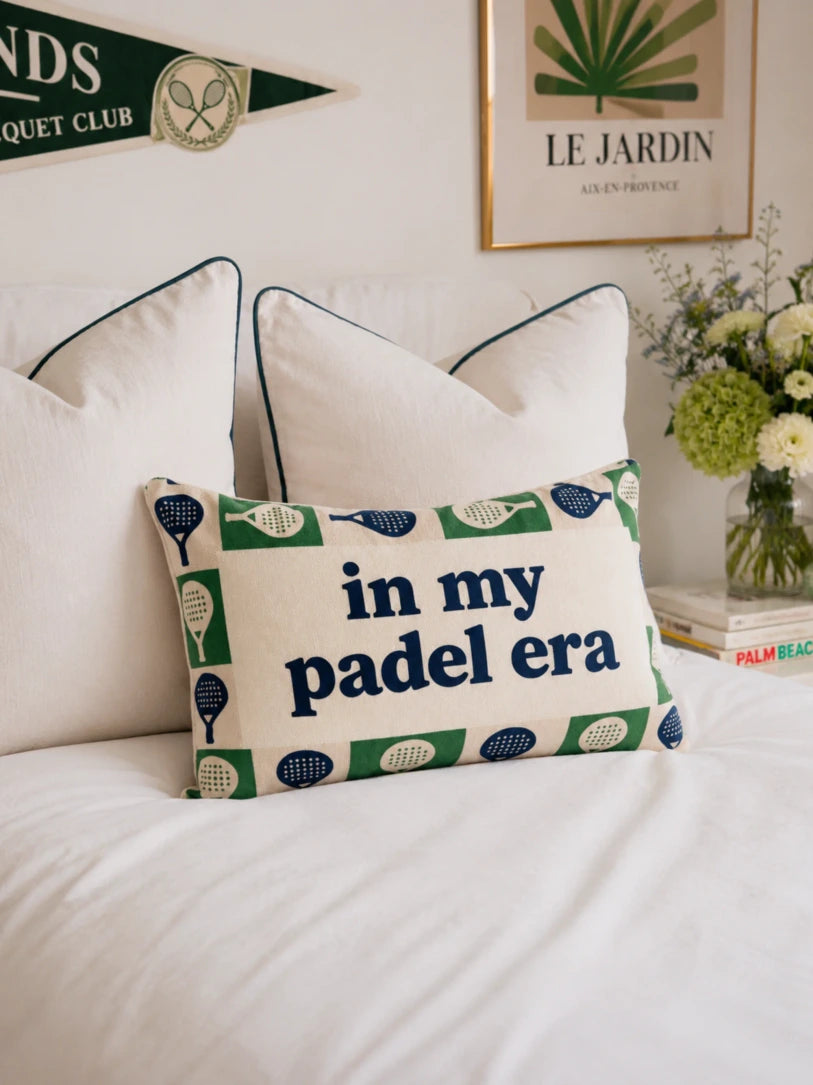 In My Padel Era Needlepoint Cushion