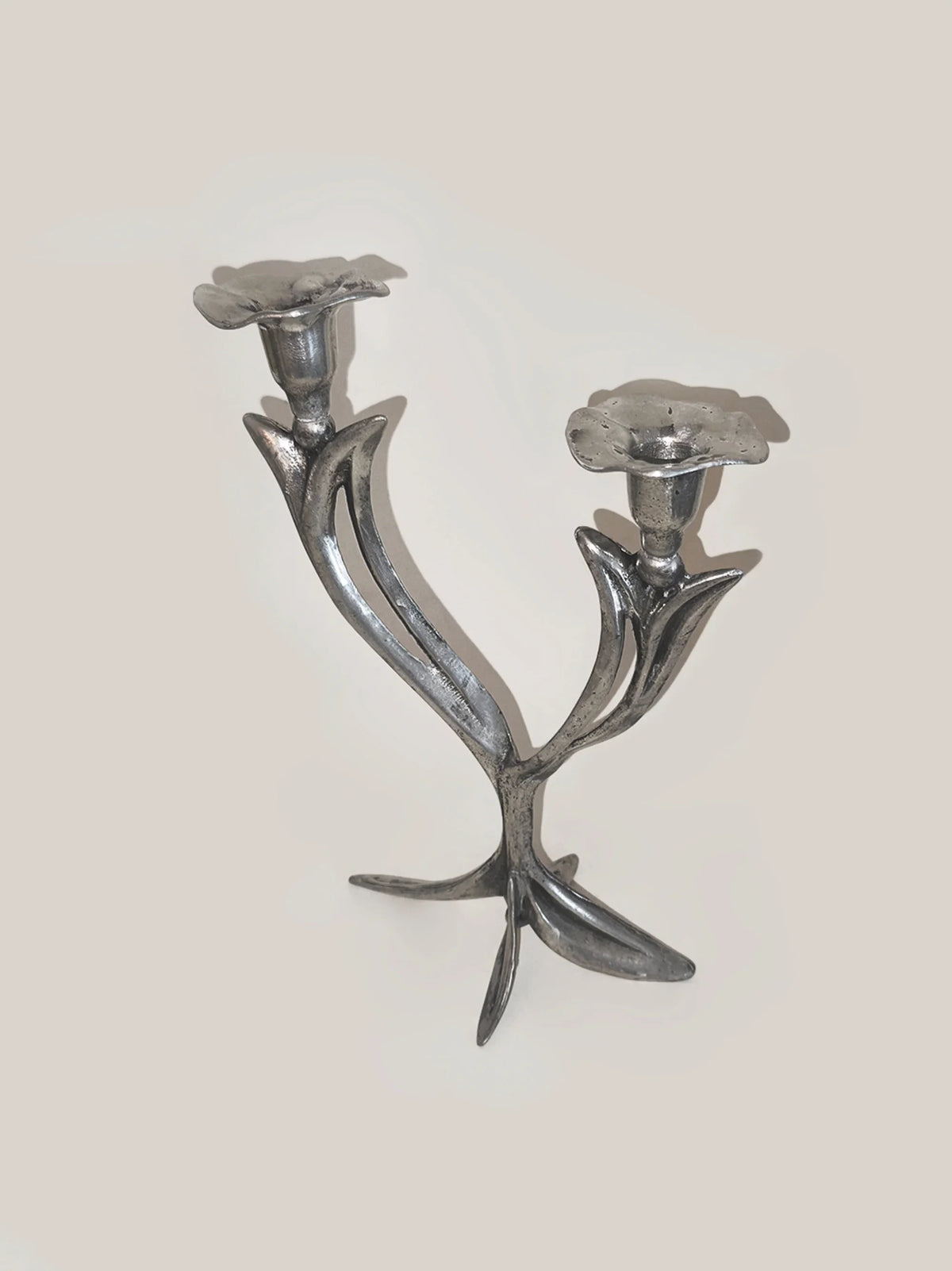 Vintage Floral Candle Holders