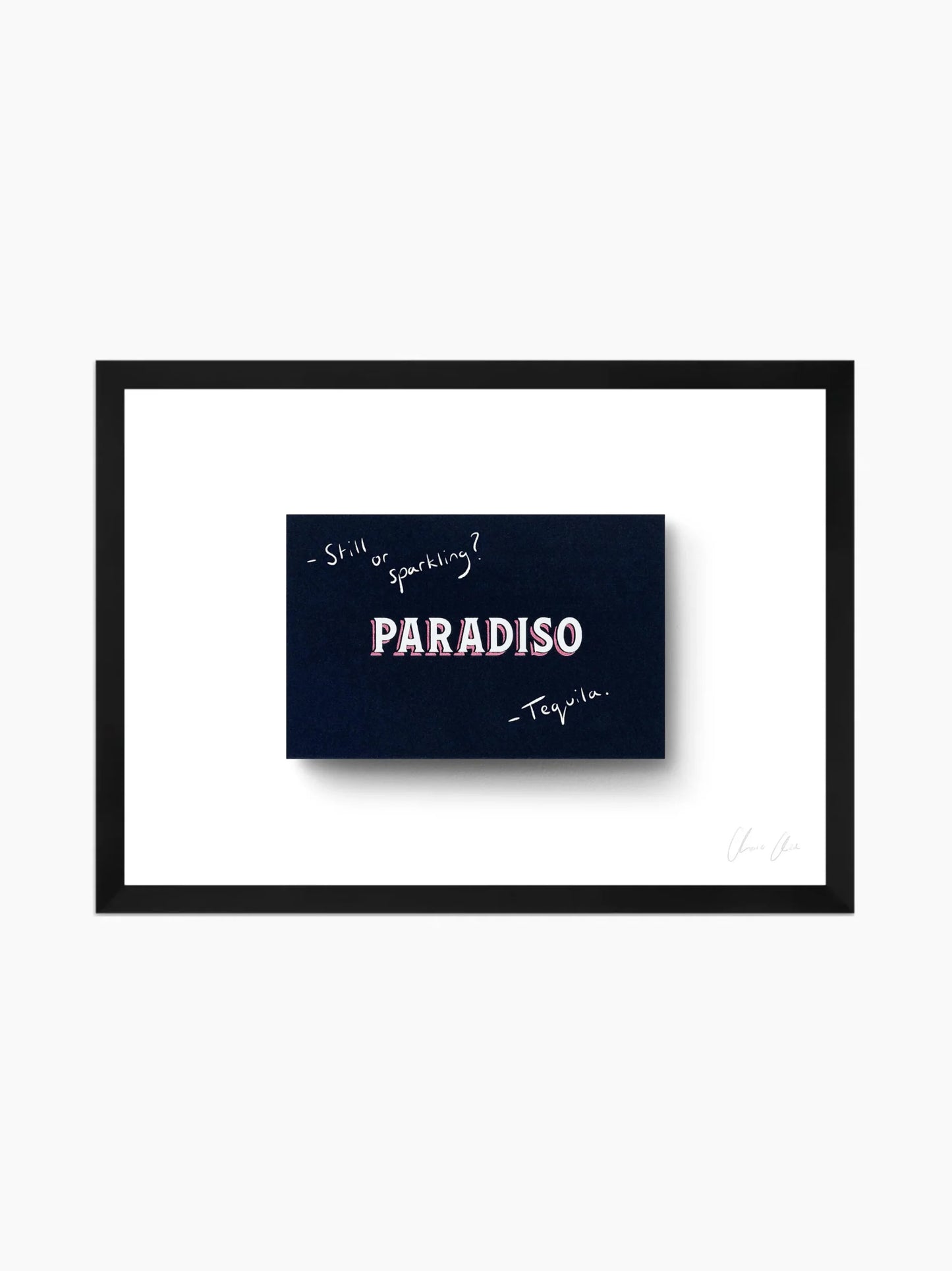 Card at Paradiso Art Print