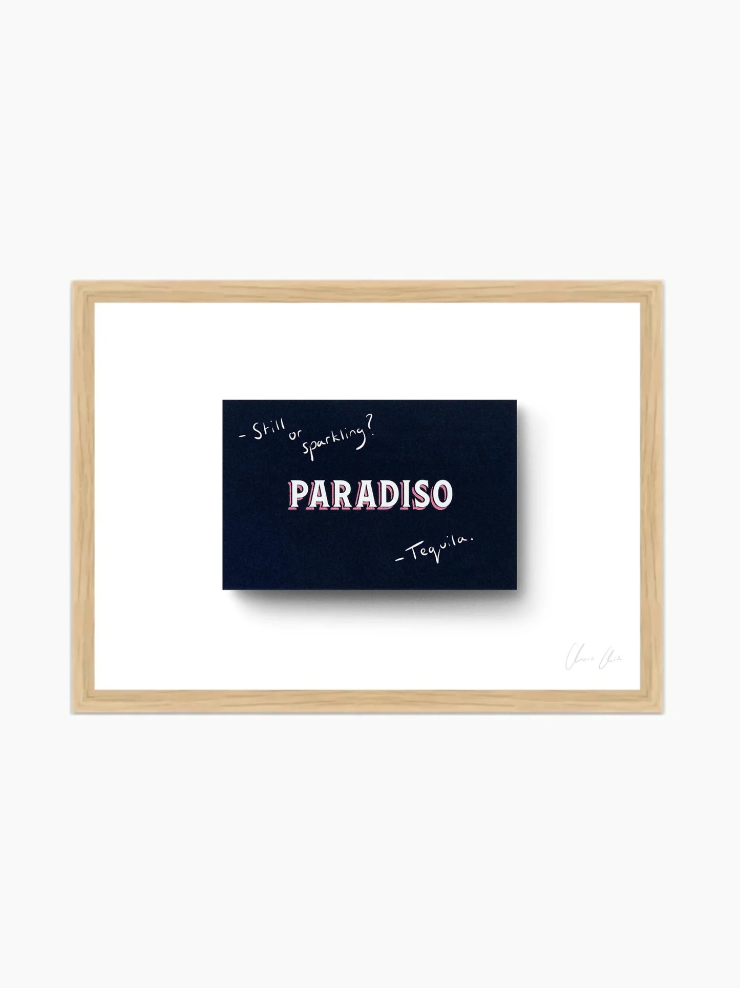 Card at Paradiso Art Print