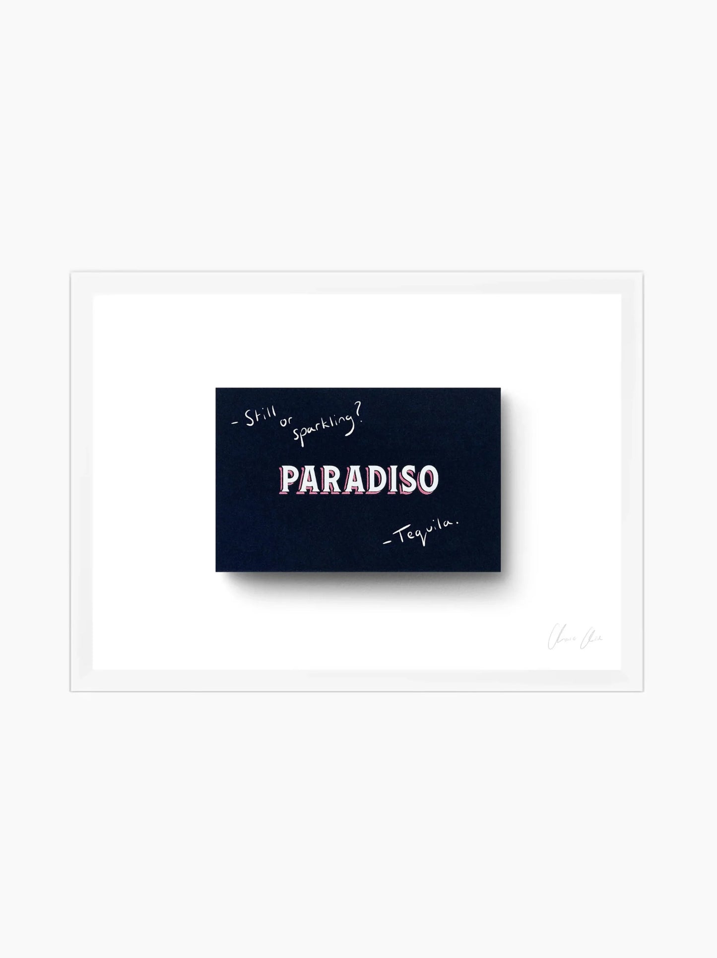 Card at Paradiso Art Print