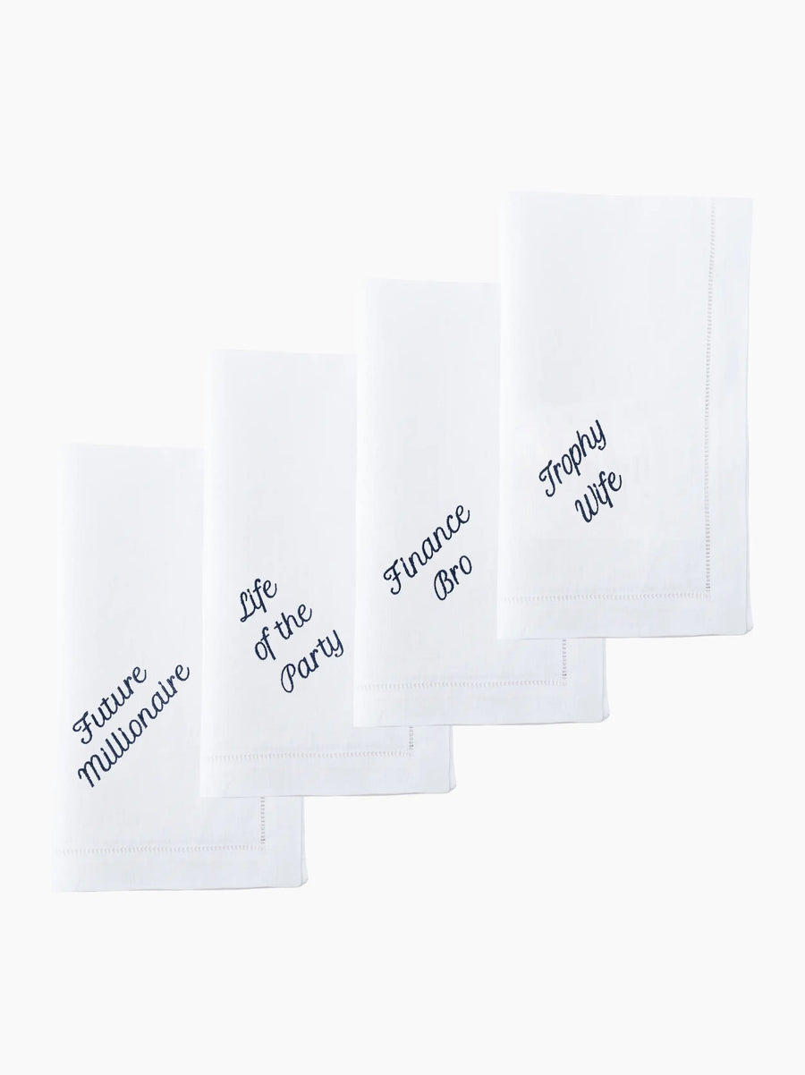 Party Archetypes Dinner Napkins Set of 12