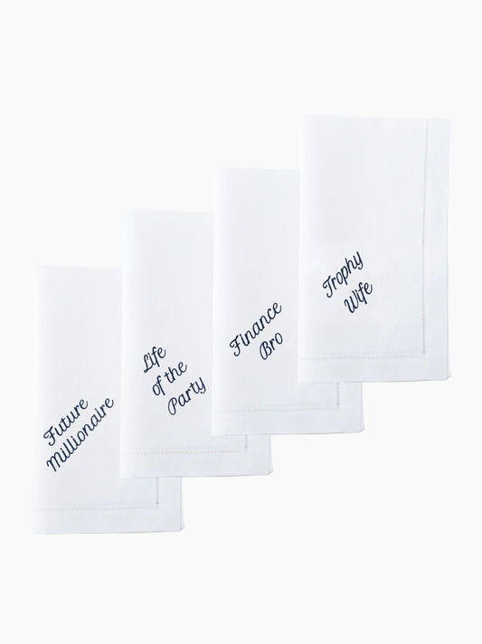 Party Archetypes Dinner Napkins Set of 12