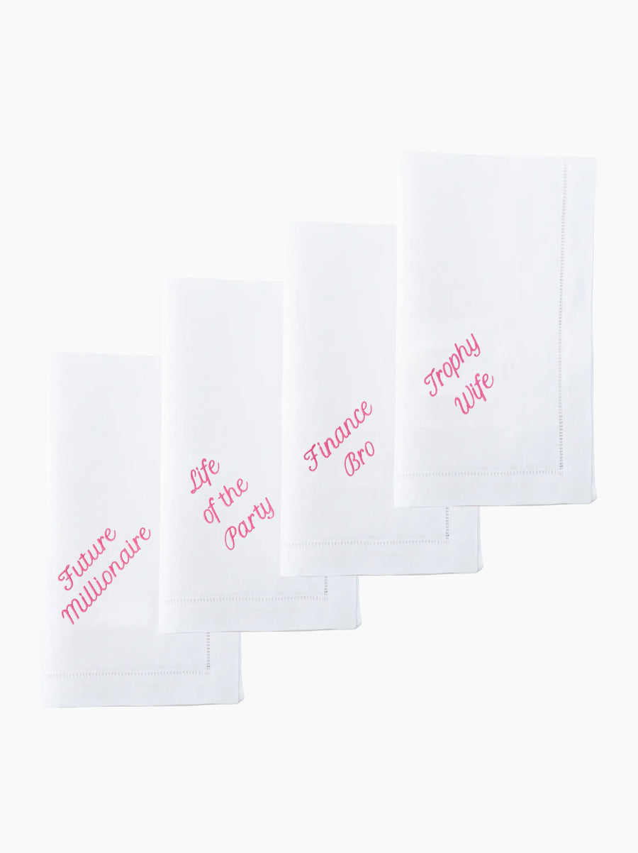 Party Archetypes Dinner Napkins Set of 12