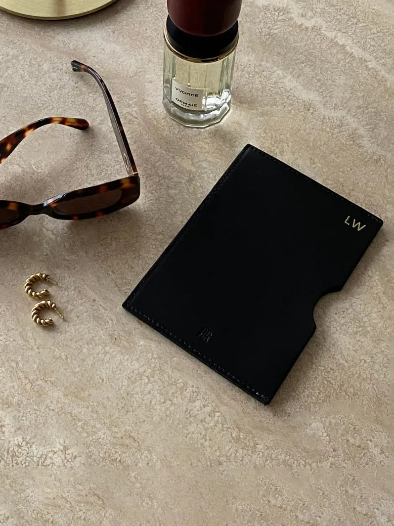 Personalised Leather Passport Holder