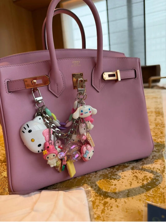 Pastel Chain Bag Charm