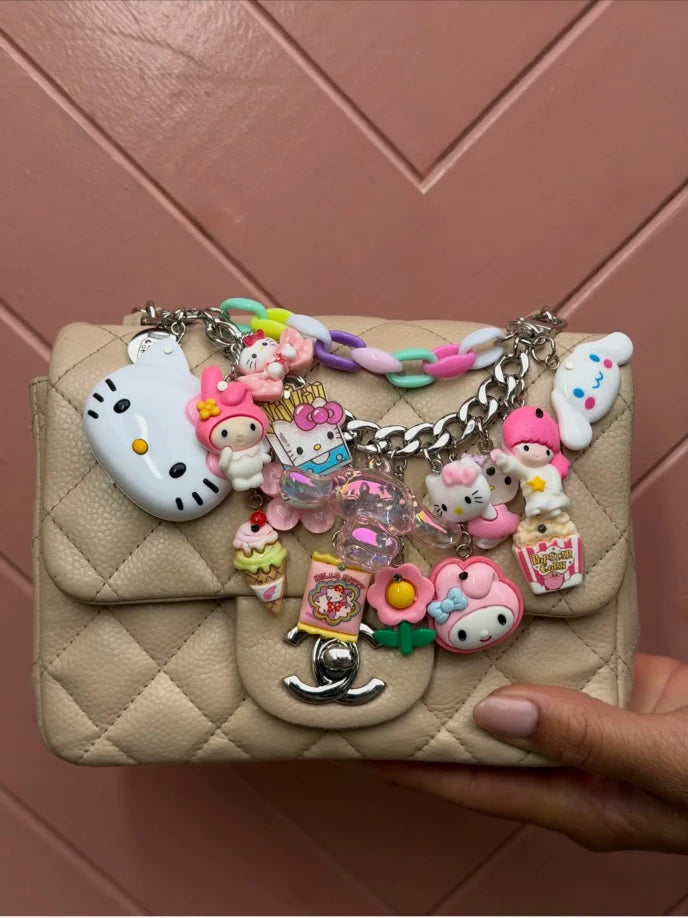 Pastel Chain Bag Charm