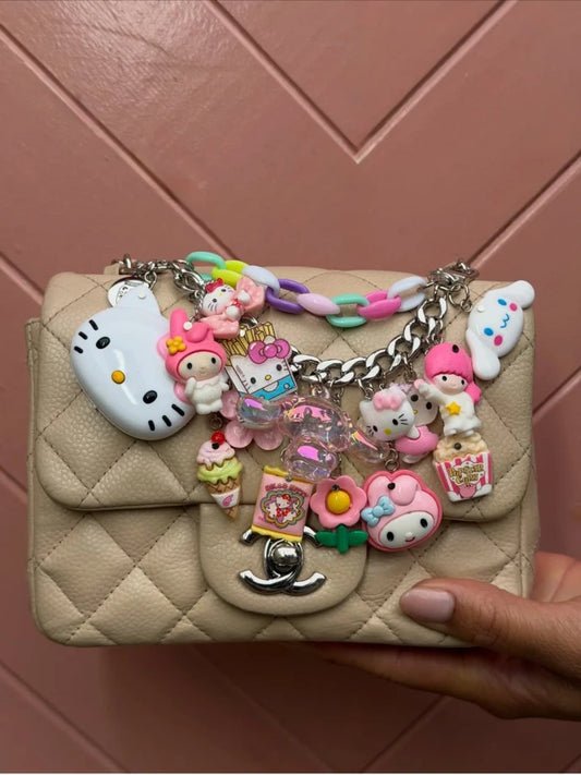 Pastel Chain Bag Charm