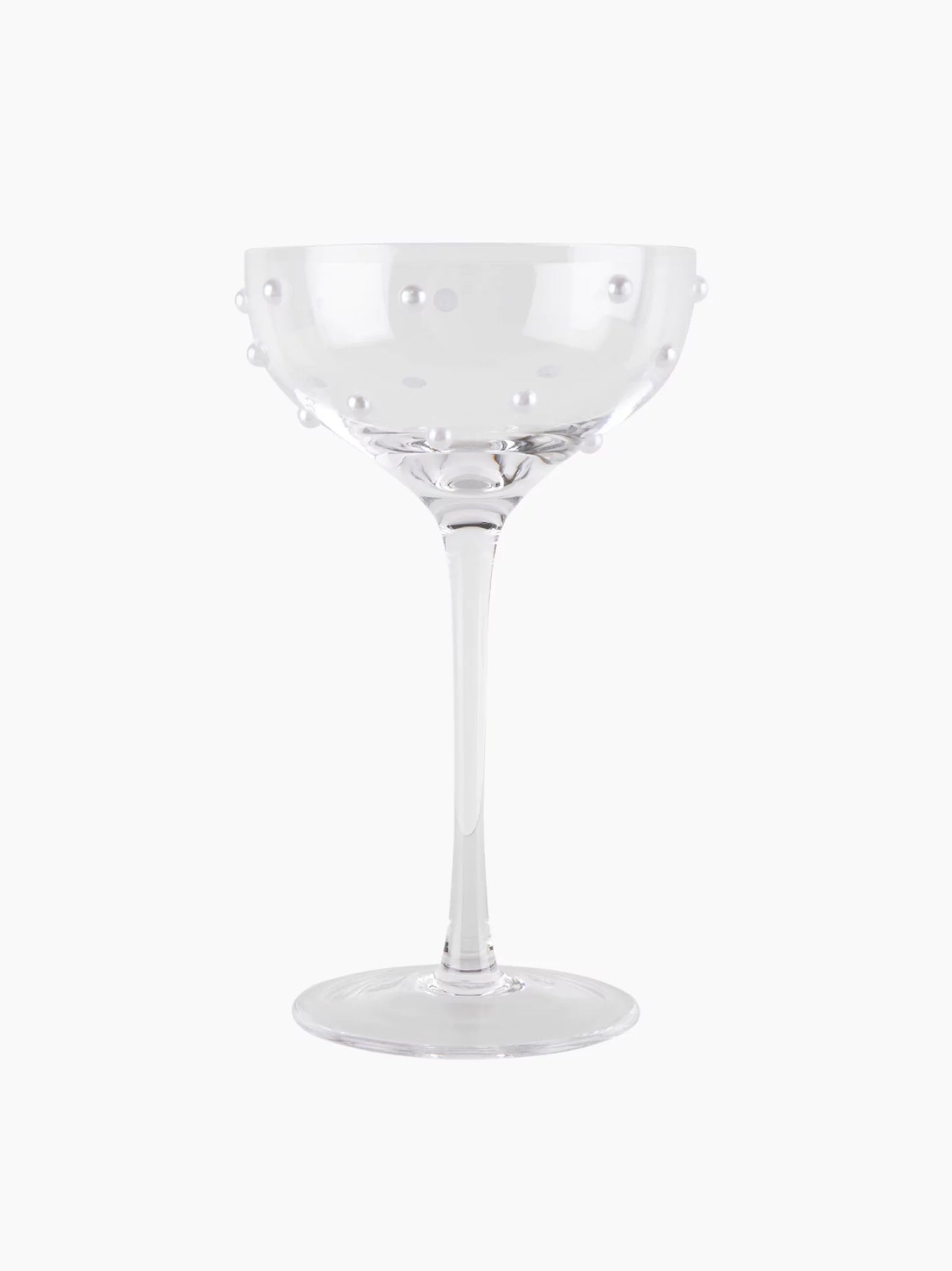 Clear Pearl Cocktail Glass