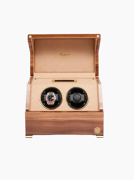 Perpetua III Walnut Duo Watch Winder