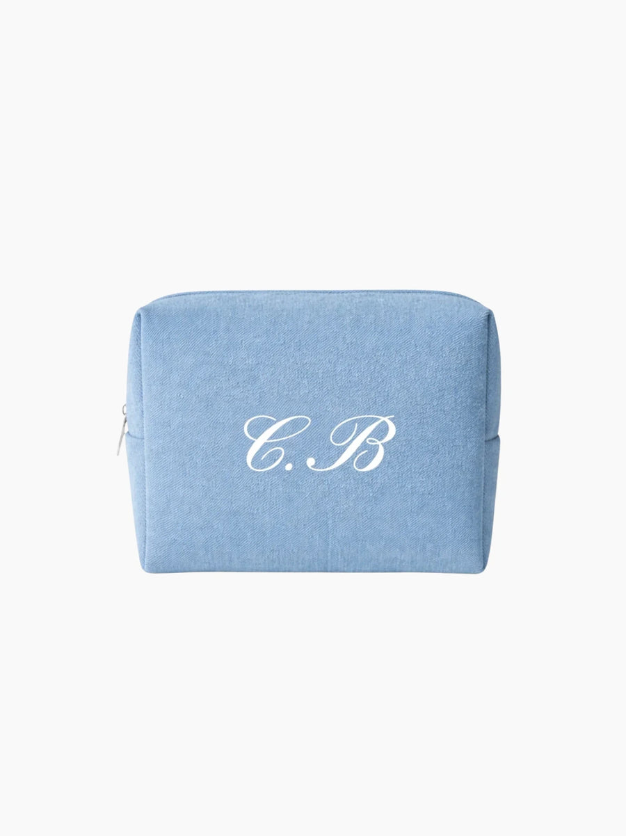 Personalised Denim Pouch