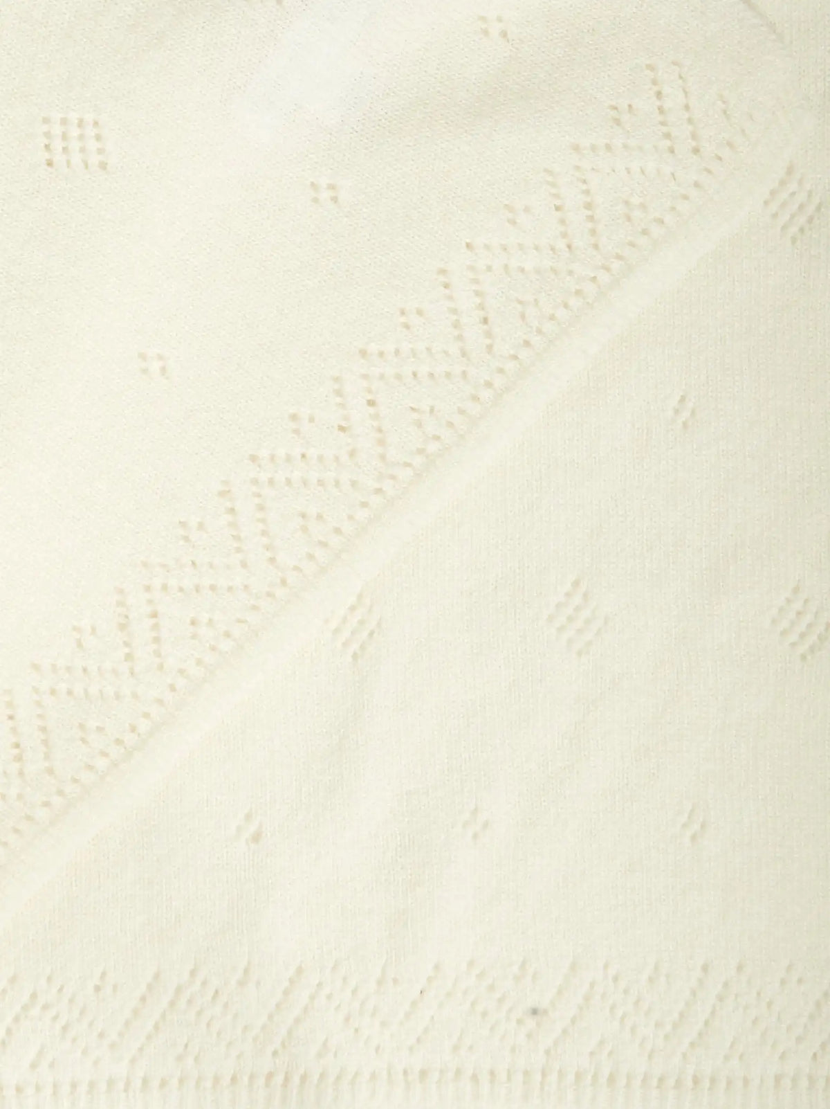 Personalised Cashmere Pointelle Baby Blanket