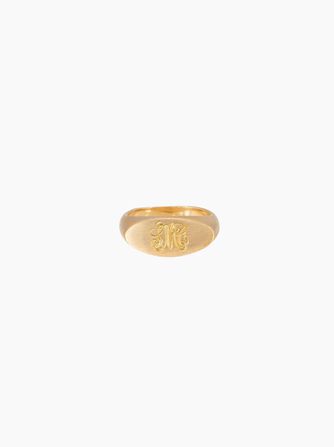 Slim Landscape Signet Ring