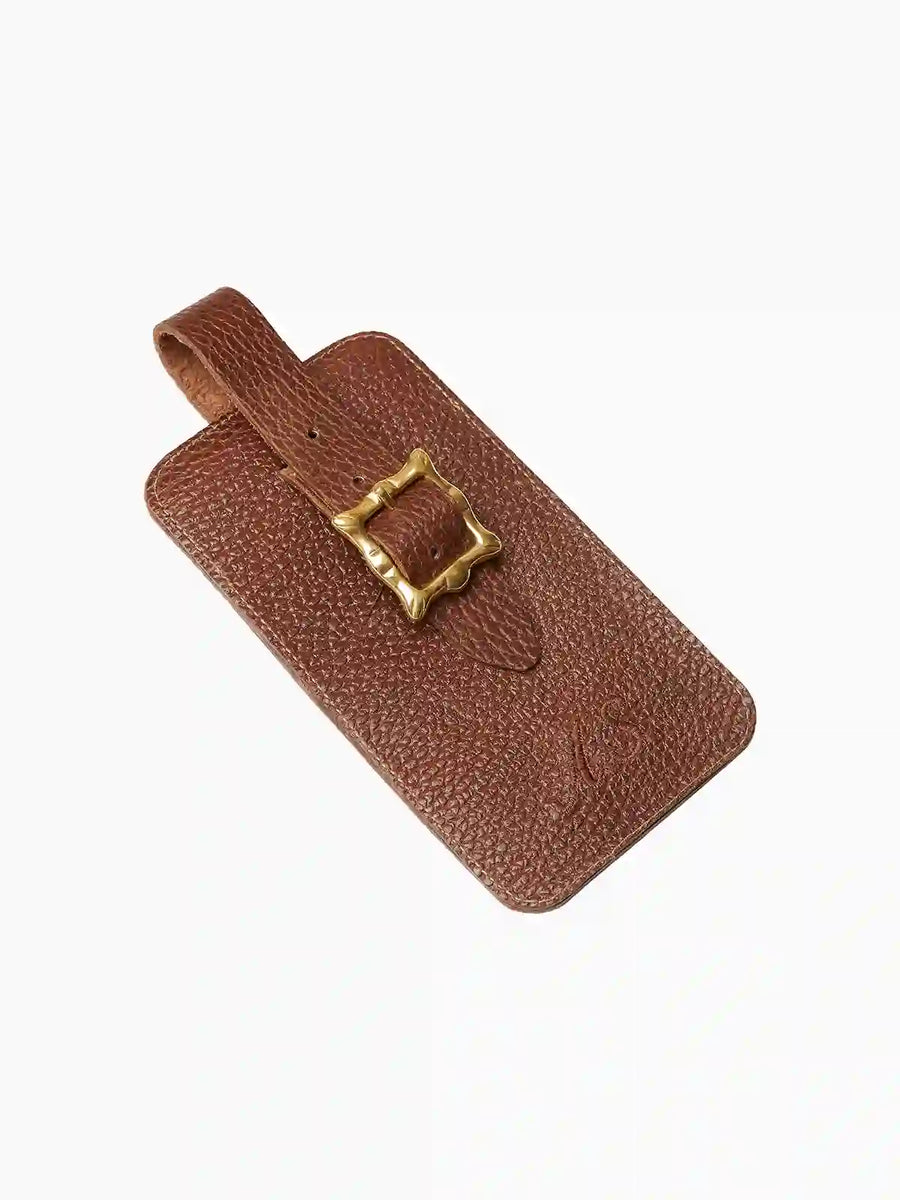 Personalised Leather Luggage Tag