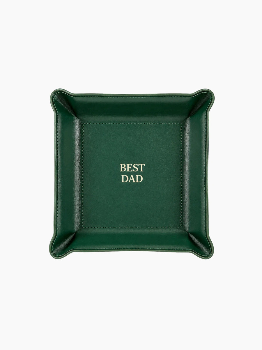 Personalised Leather Valet Tray