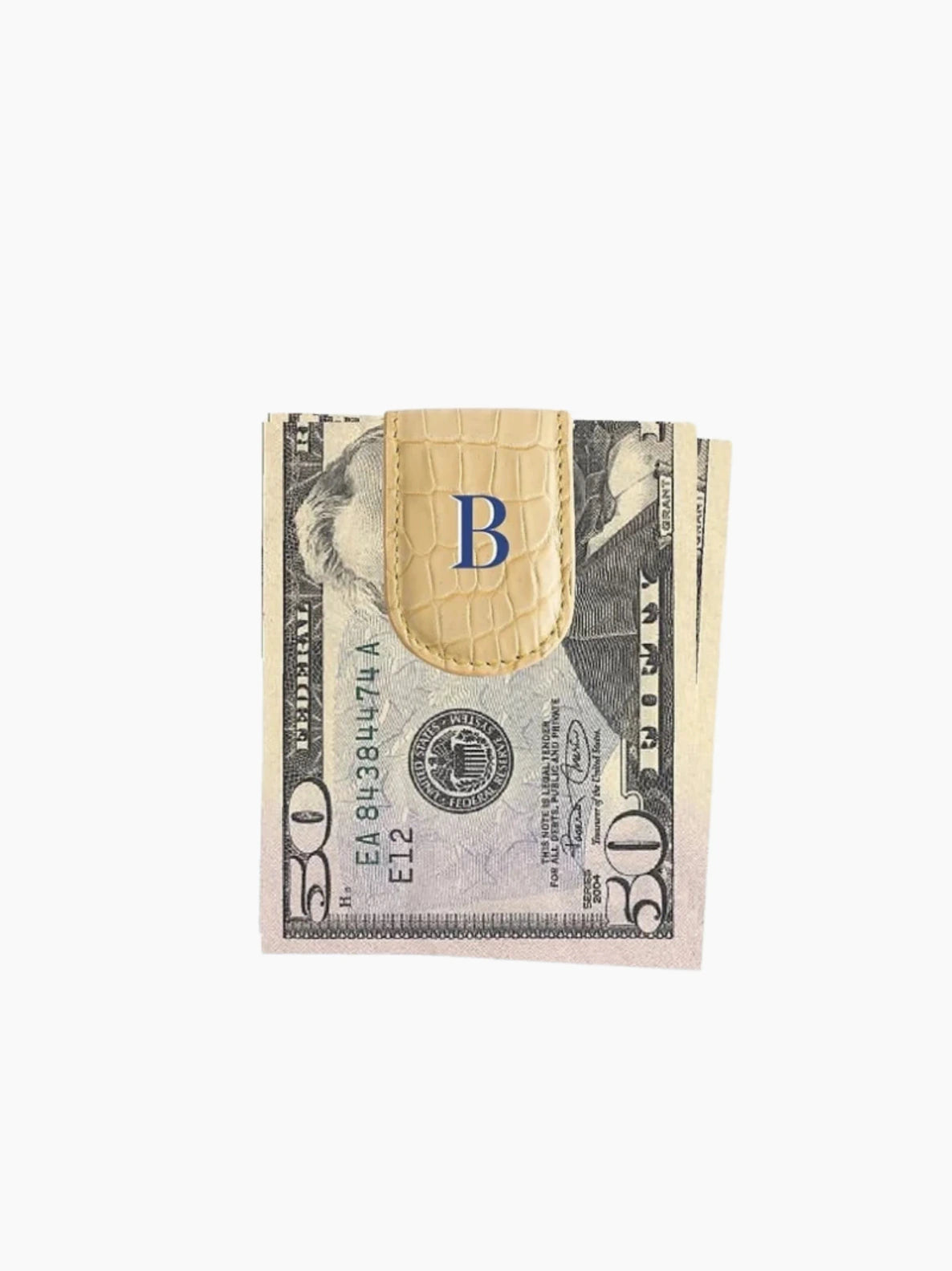 Leather Magnet Bill Clip