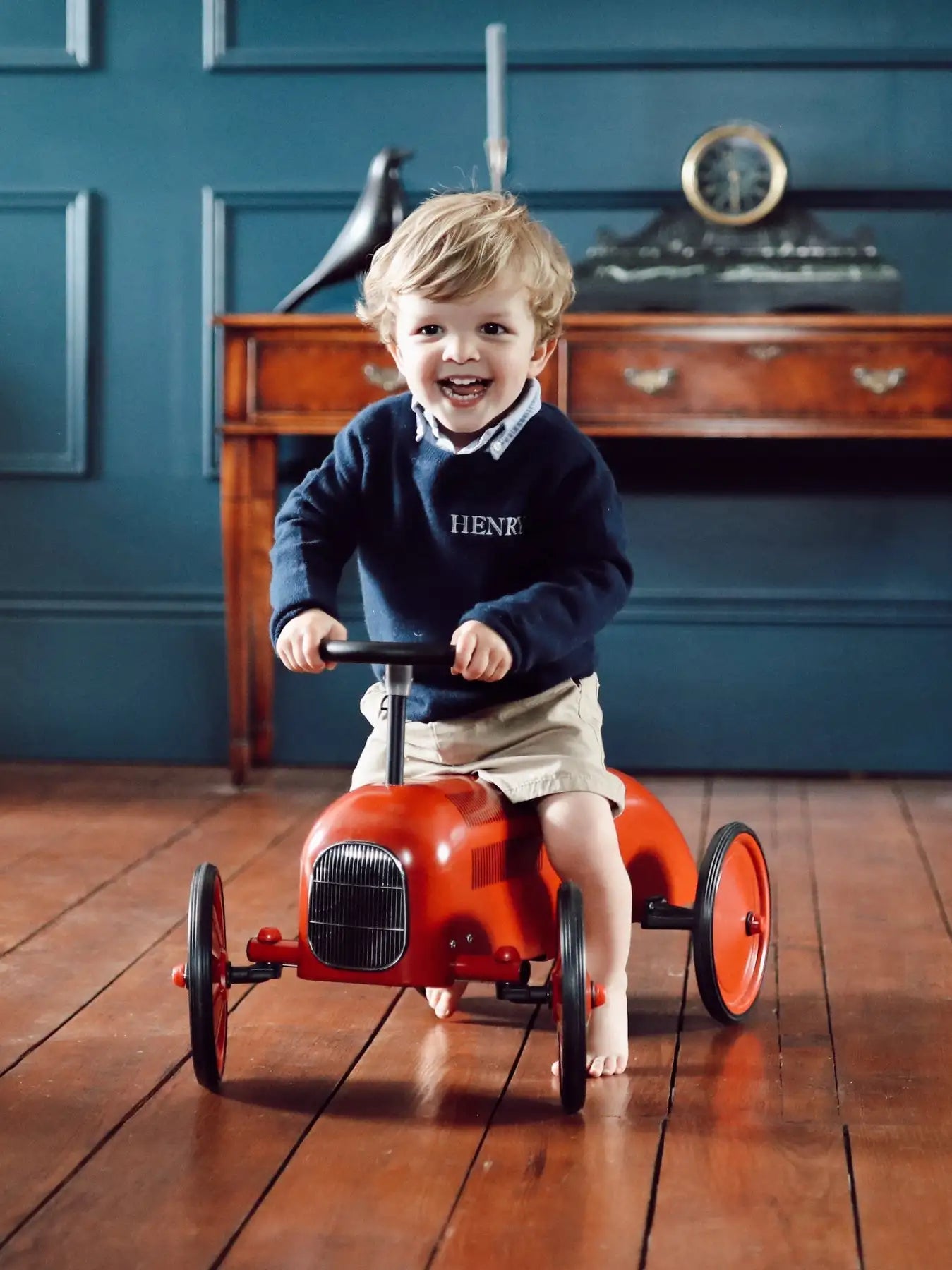 The Little Finery Personalised Cashmere Baby Jumper