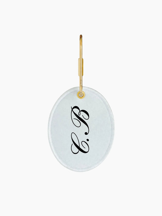 Personalised Oval Initial Charm