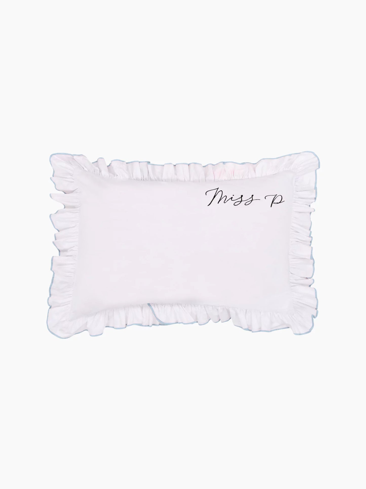 Personalised Baby Blue Pillow Case Set